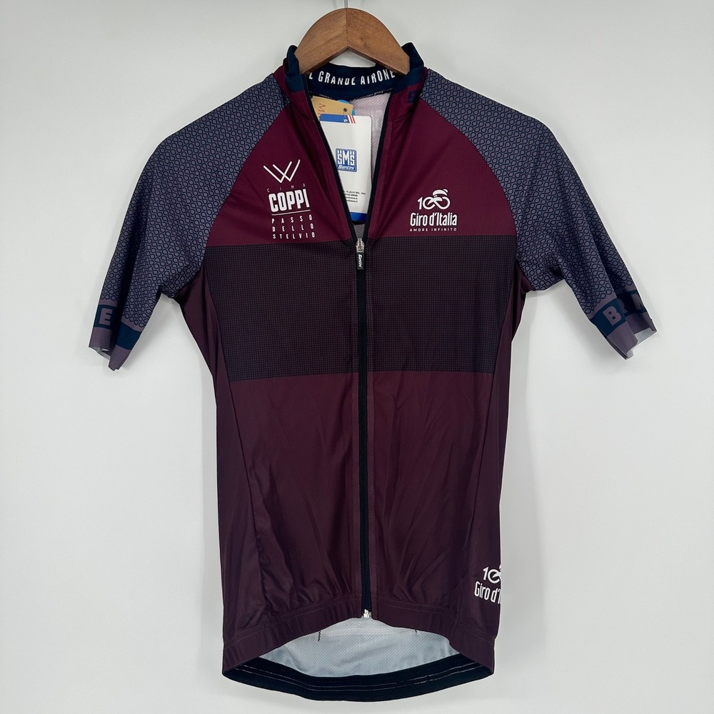 Santini Giro d'Italia Cycling Jersey 100 Tappa 16 Cima Coppi Large NWT Italy
